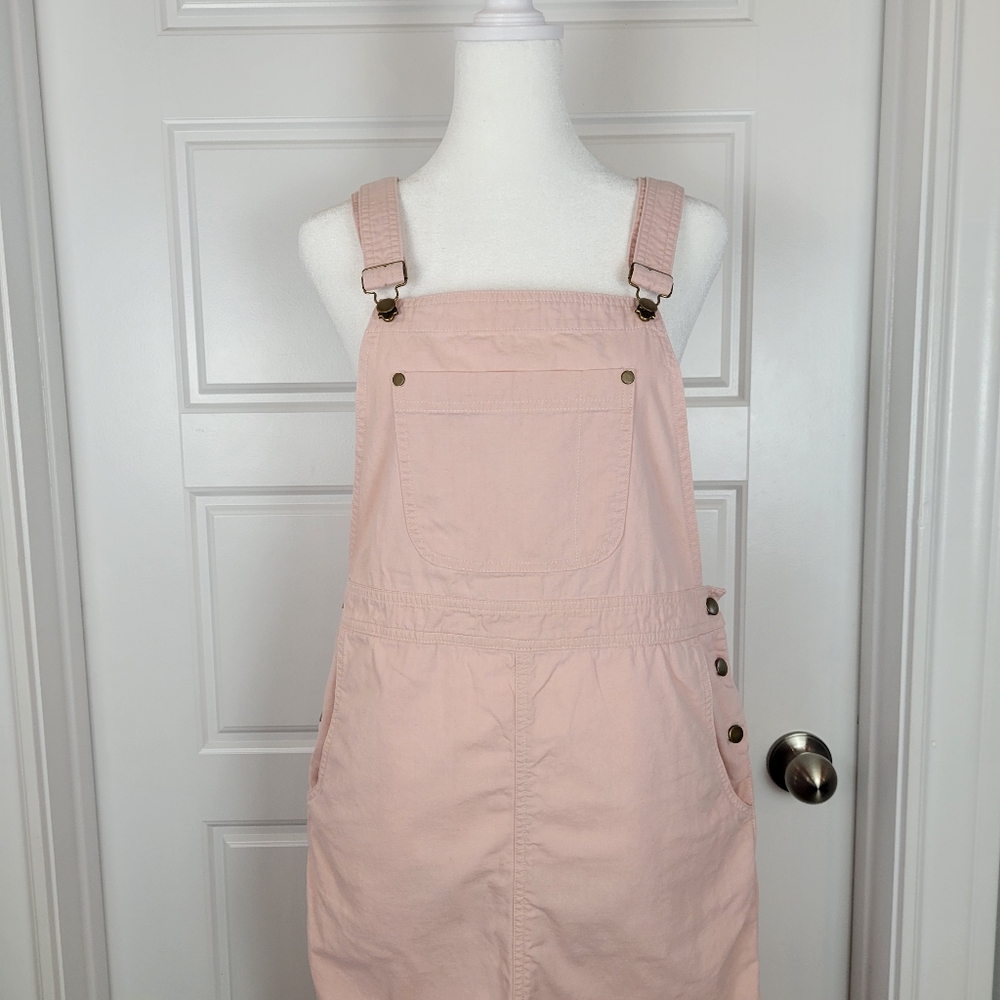 GANNI pink 100% cotton midi skirt overalls size XS - Picture 2 of 8